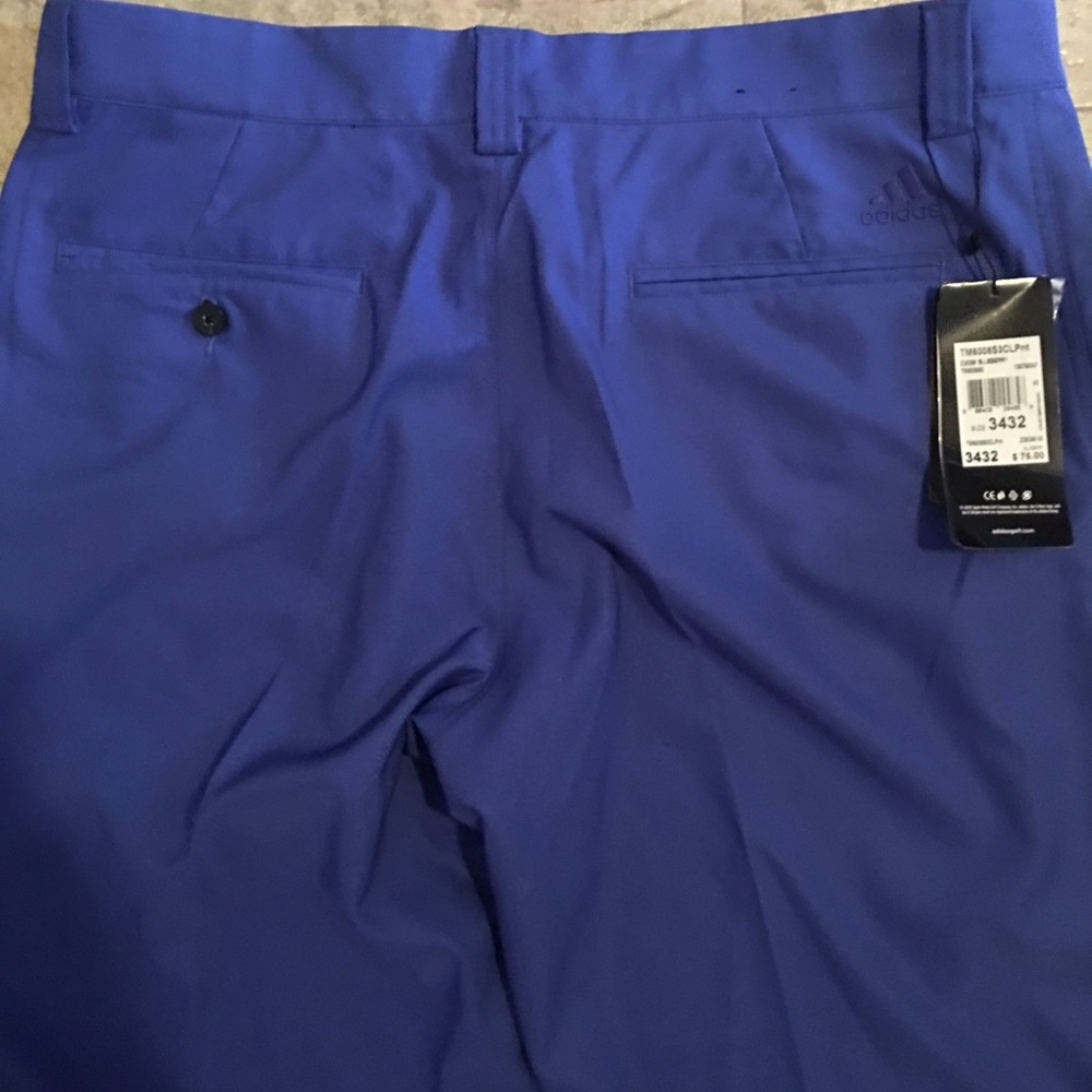 Adidas Climalite 34 X 32 Bluberry Golf Pants